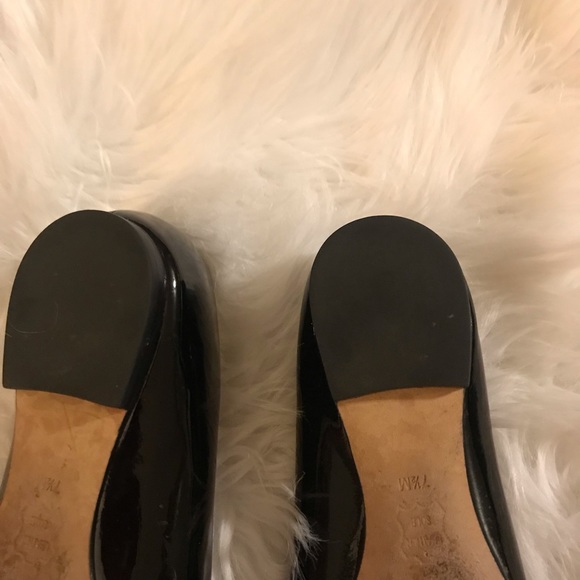 Tory Burch Claire Patent Leather ballet flat. Color is perfect black, Size 7.5 - Picture 8 of 10